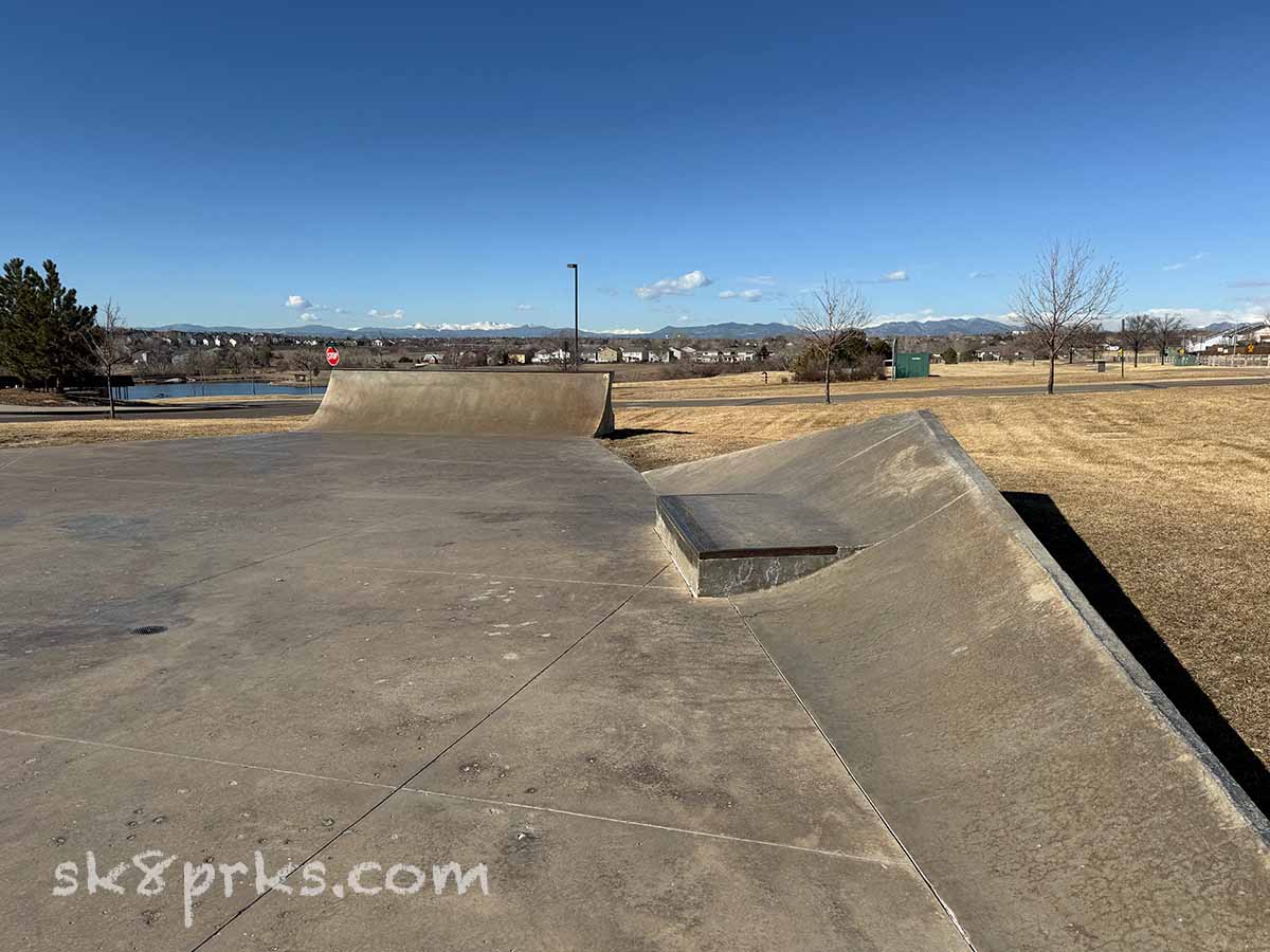 Carpenter Skatepark bank and ledge