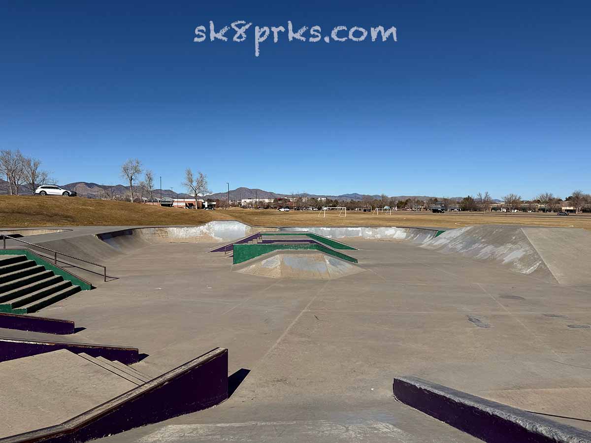 Clement Park Skatepark street area