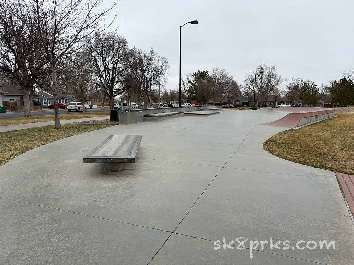 Dayton Skatepark bench