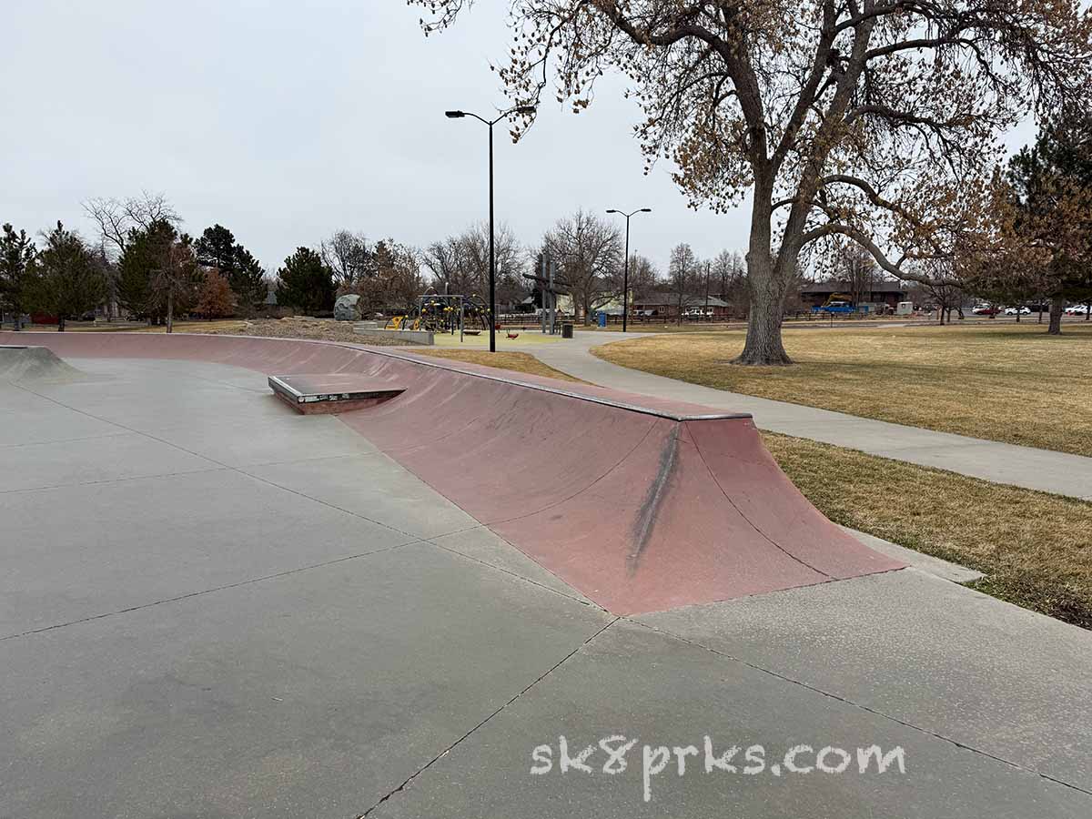 Dayton Skatepark quarter pipe