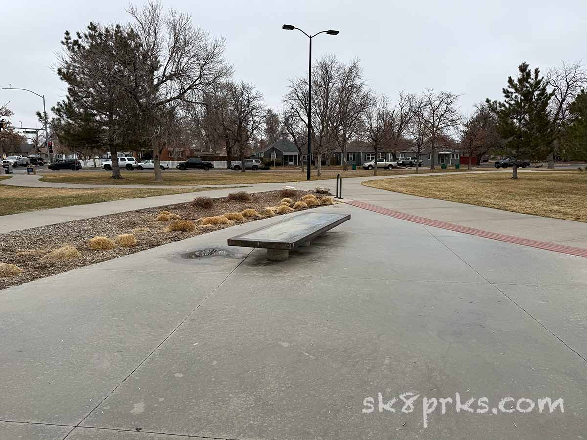 Dayton Skatepark bench