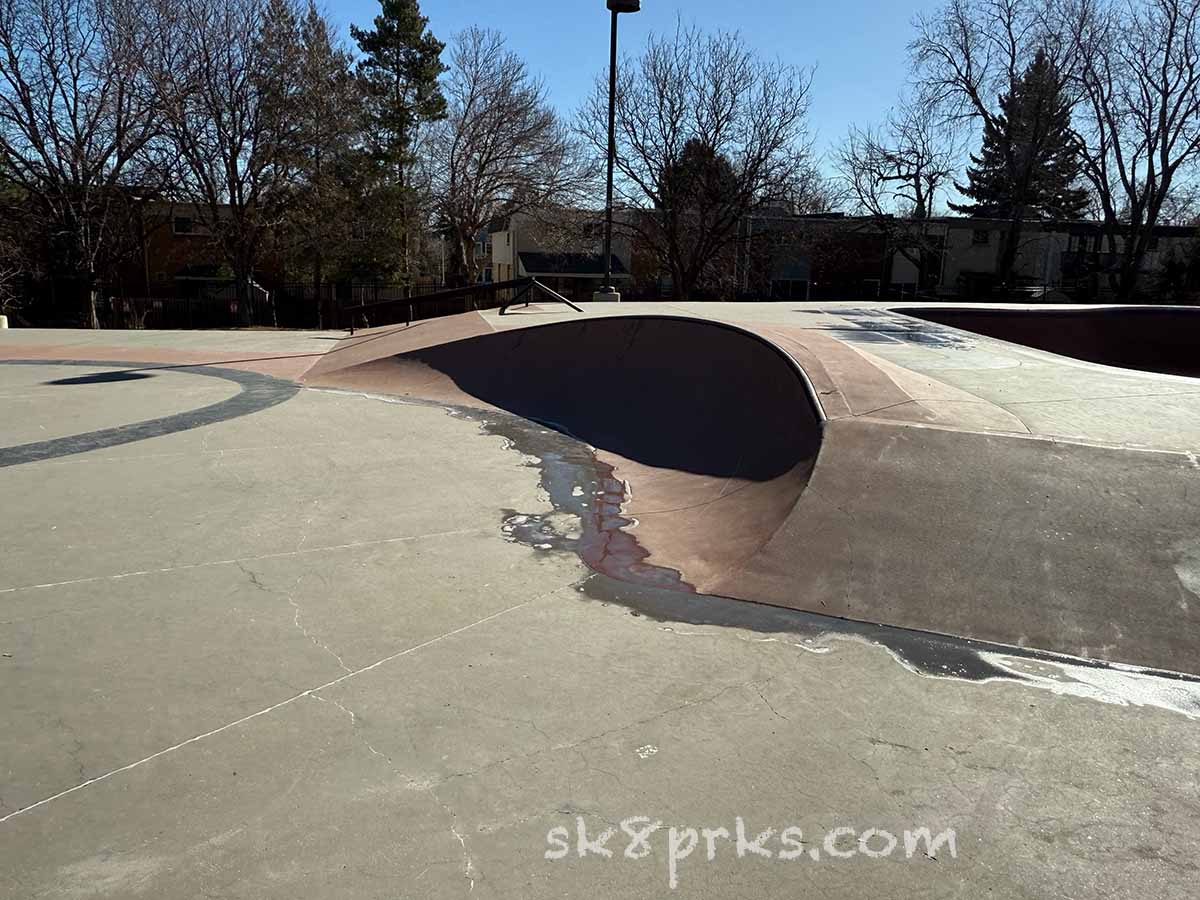 Don Anema Memorial Skatepark curved quarter pipe