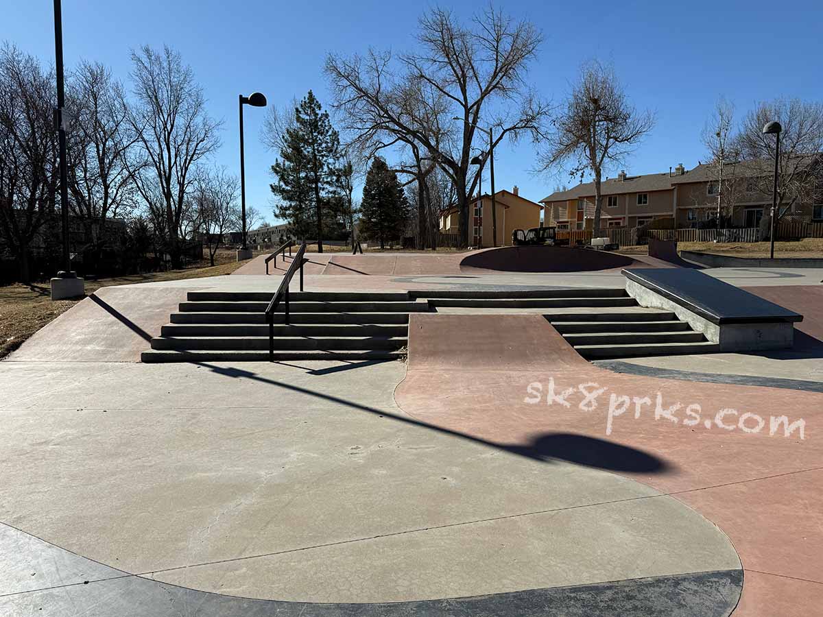 Don Anema Memorial Skatepark stairs and euro-gap