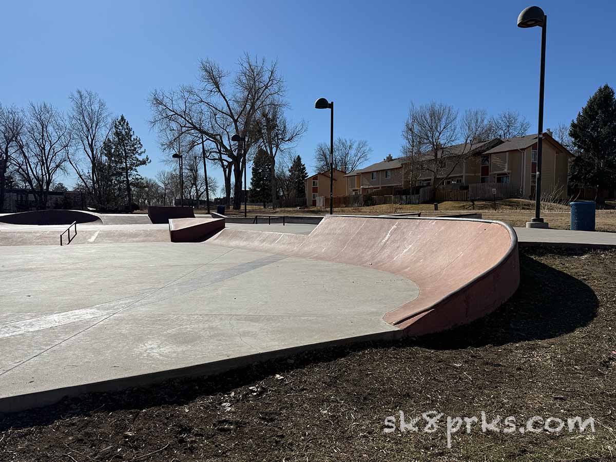 Don Anema Memorial Skatepark bank with coping