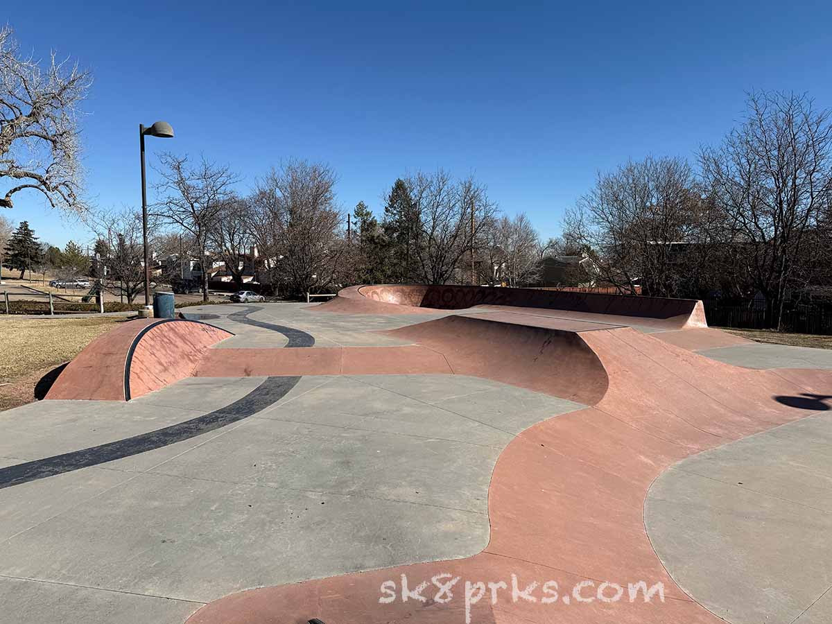 Don Anema Memorial Skatepark banks and rainbow hubba