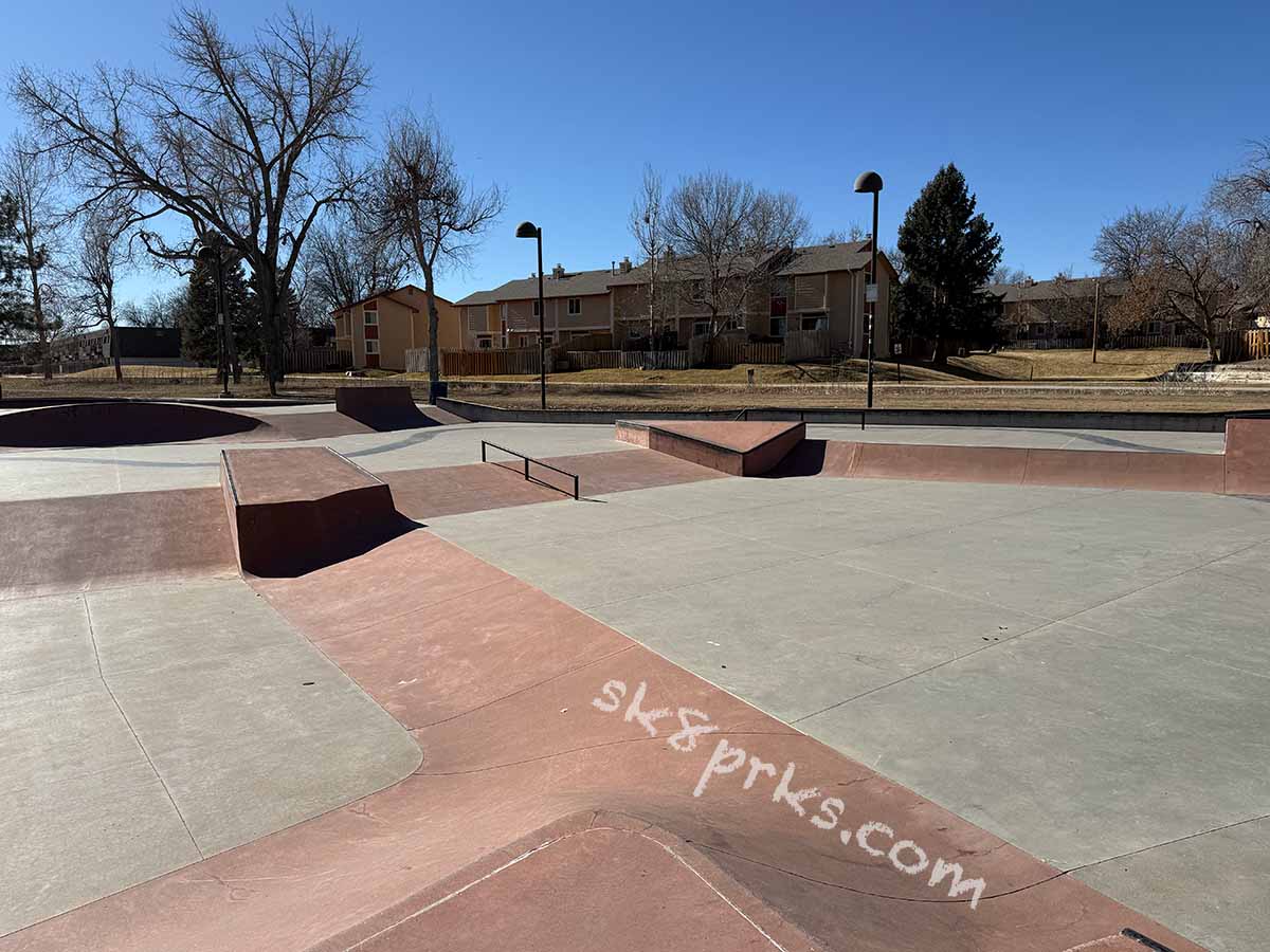 Don Anema Memorial Skatepark banks, hubbas and rail