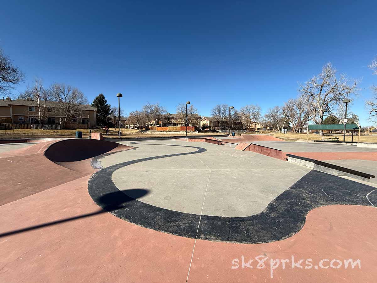 Don Anema Memorial Skatepark flatground area