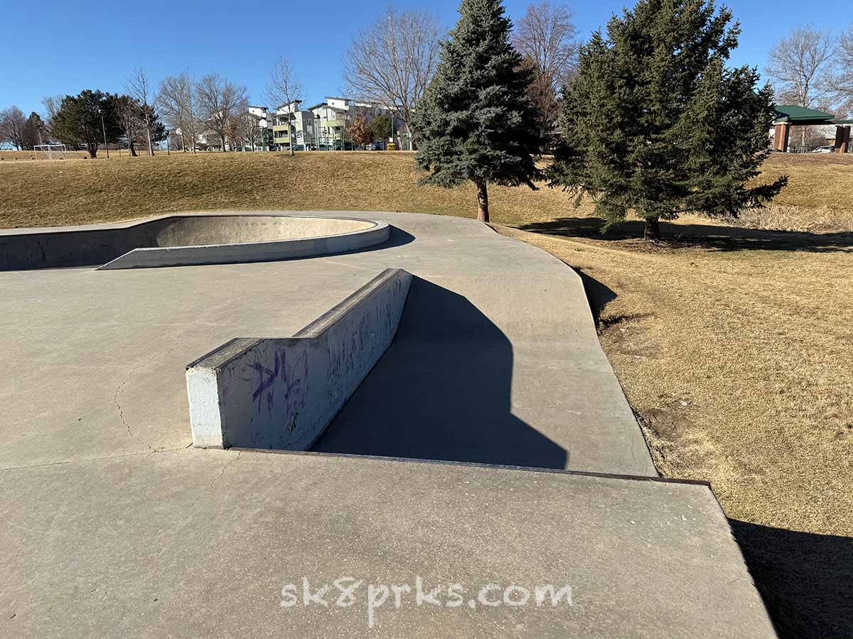 Edgewater Skatepark ledges