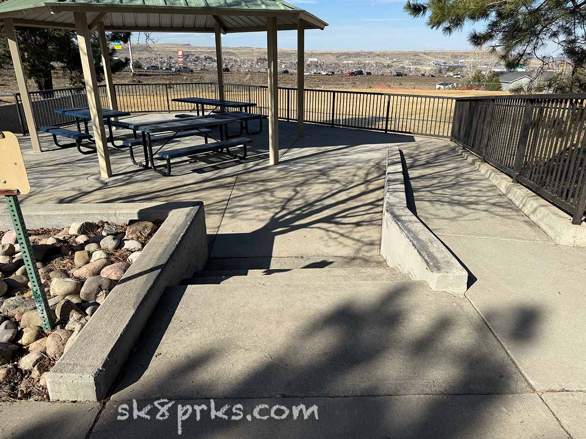 Golden Heights Skatepark 3 stair ledges