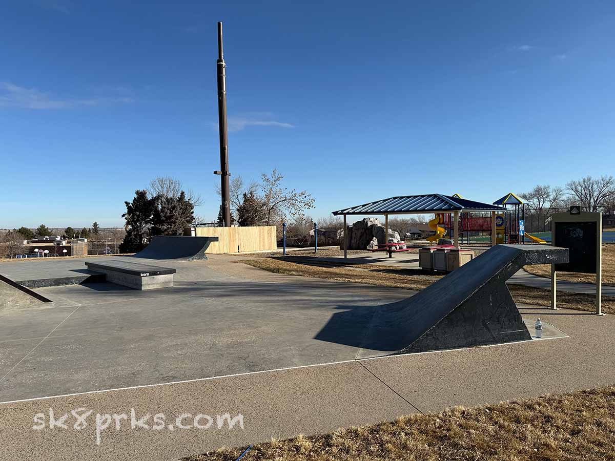 Kings Mill Skatepark bank