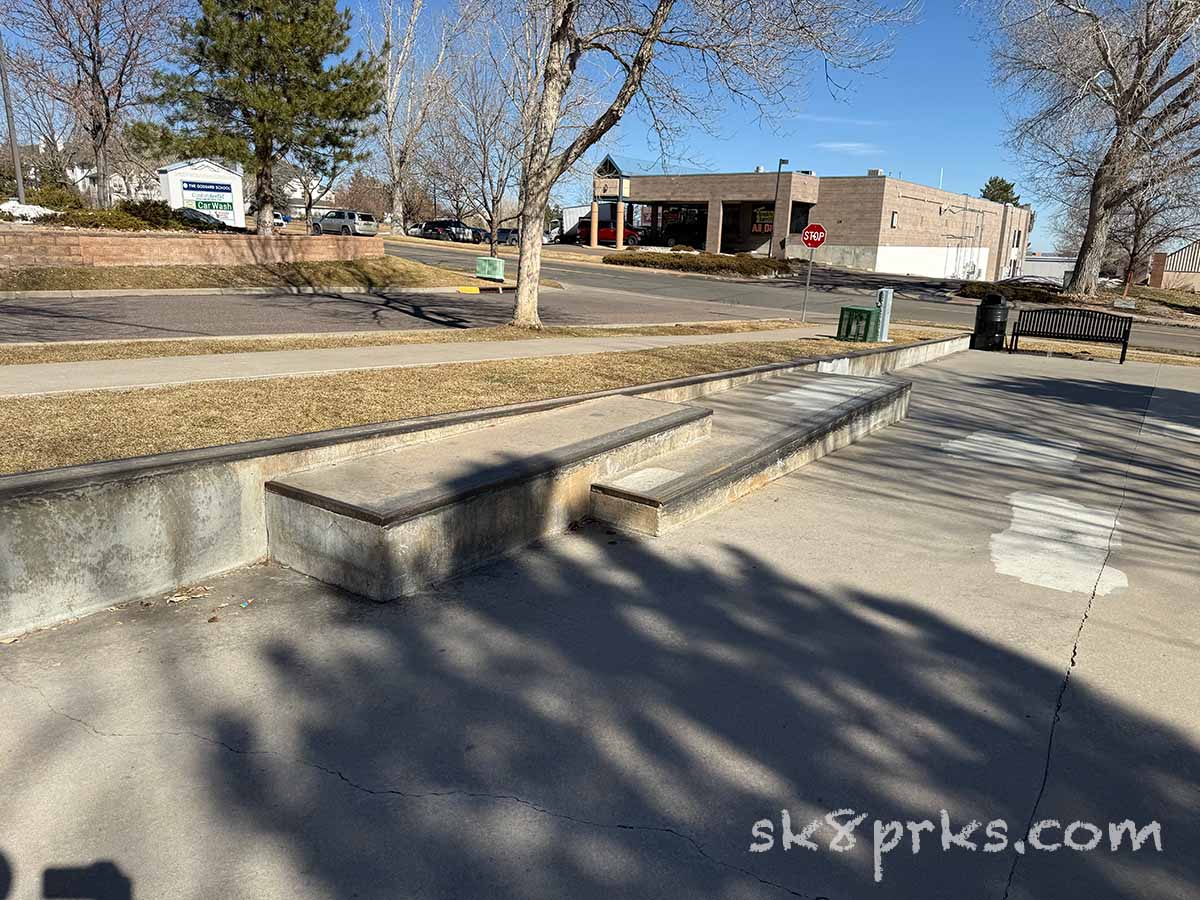 Lakewood Skatepark double ledge