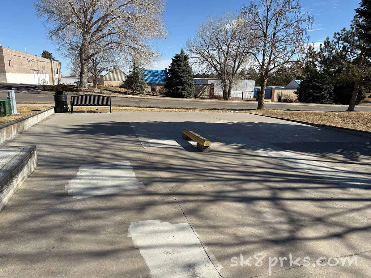 Lakewood Skatepark elevated curb