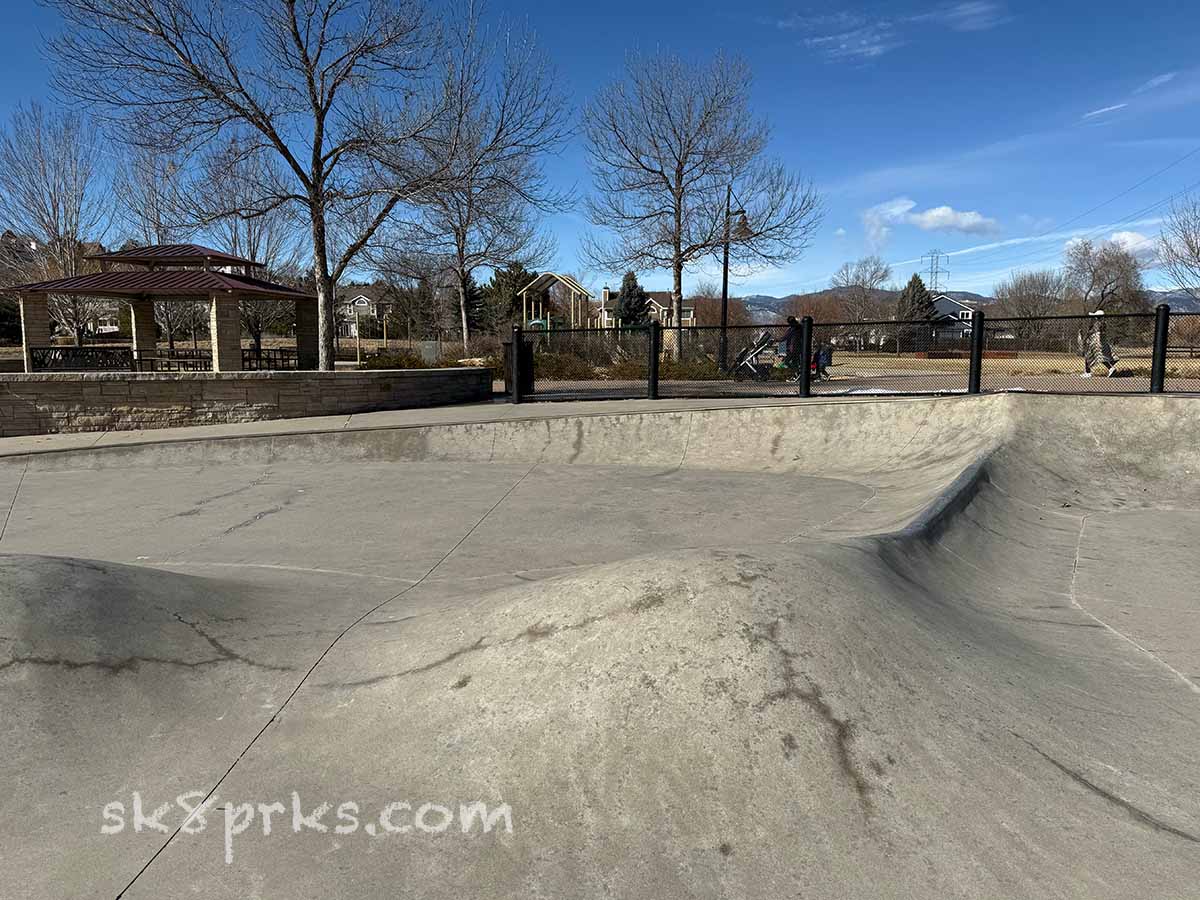 Skyline Park Skatepark bumps and mini spine