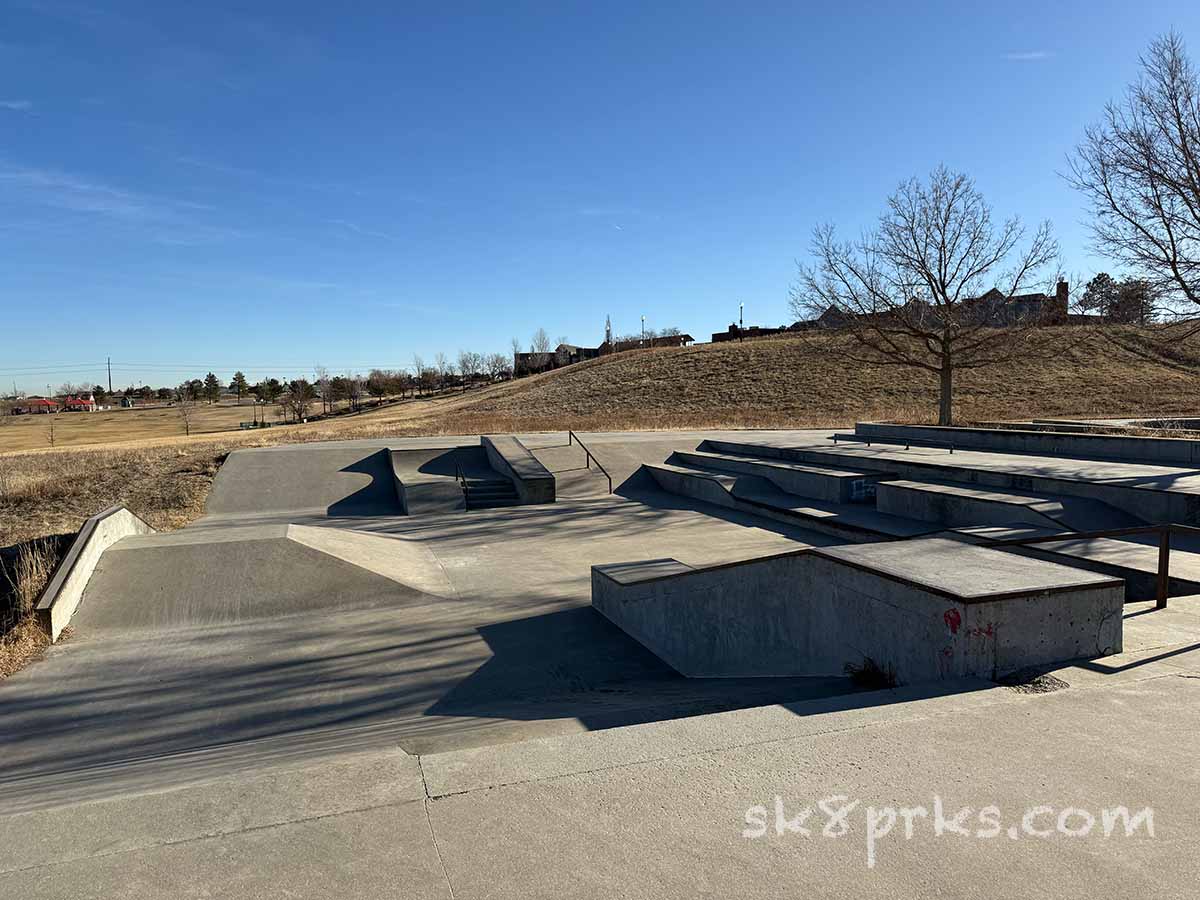 Westminster City Park Skatepark fun box and hubba