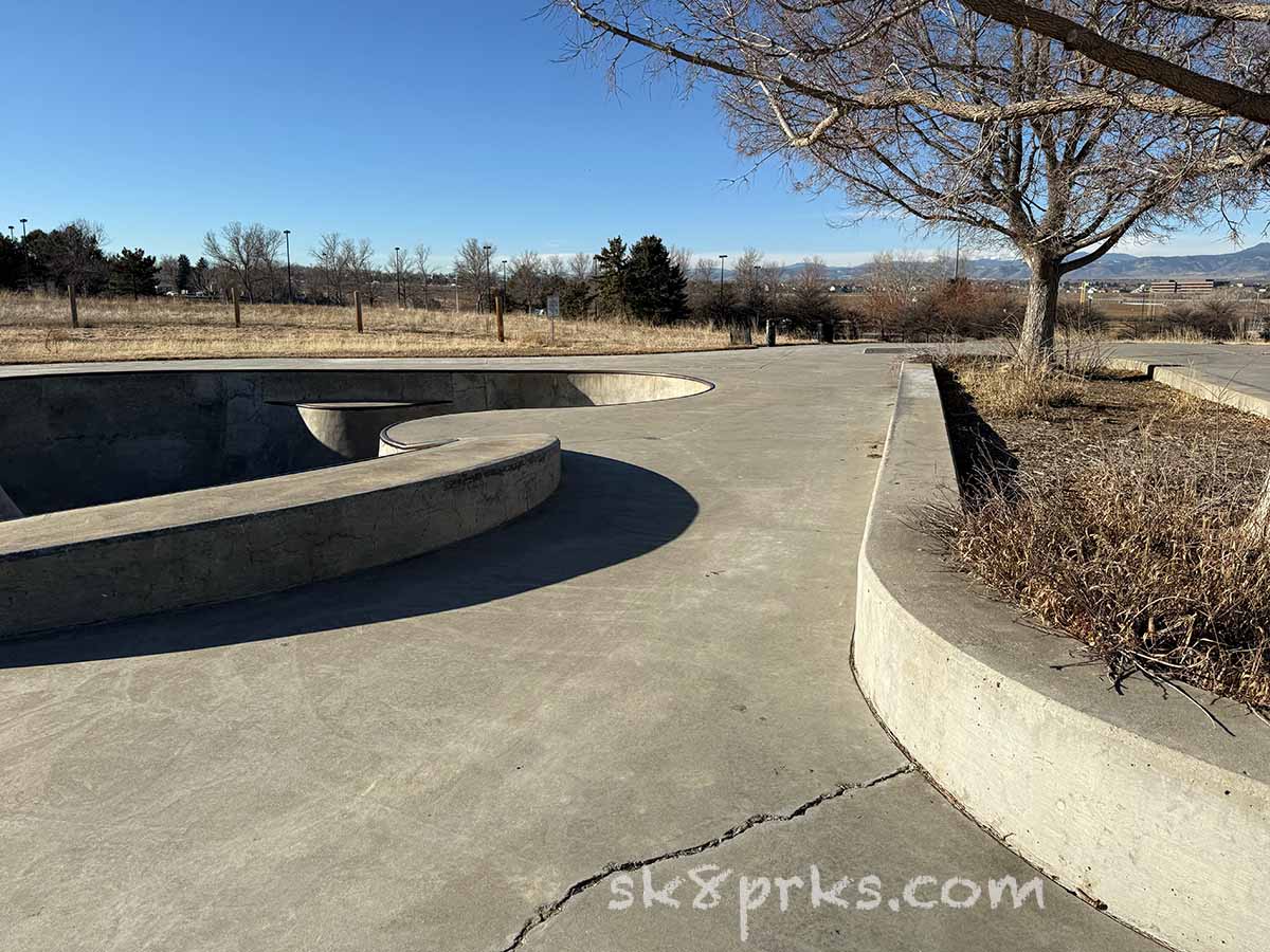 Westminster City Park Skatepark ledges